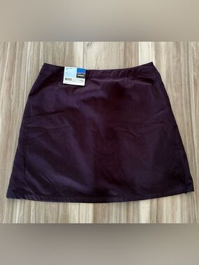 NEW Patagonia Skirt Womens Sz 14 Blue Purple Athletic Tech Skort Shorts NWT